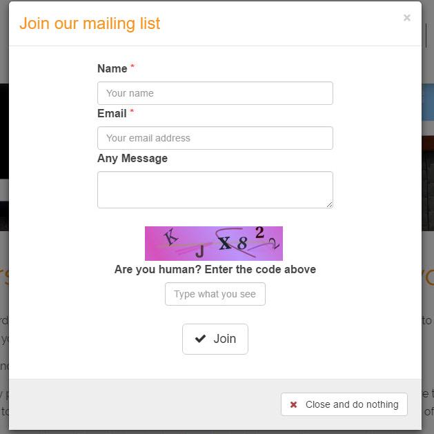 How to collect emails for your mailing list