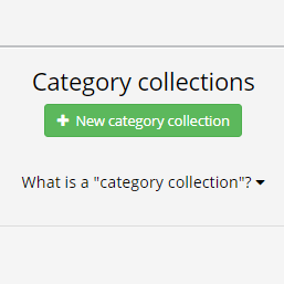 Create and add category collection