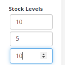 How do I manage stock for item variants? 