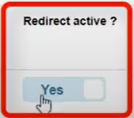 Redirect option