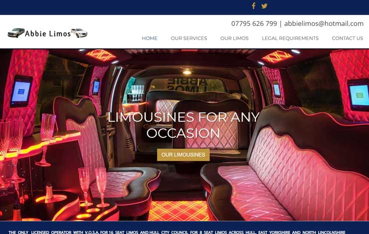Premier Limousine Hire in Hull and Grimsby | Abbie Limos