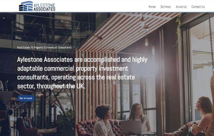 Website Design for Property Commercial Consultants | Aylestone Associates