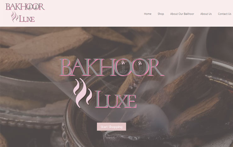 Website Design for Yemeni Bakhoor in Sheffield | Bakhoor Luxe