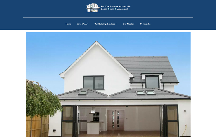 Website Design for Builders in Essex | Bayview Property Service 