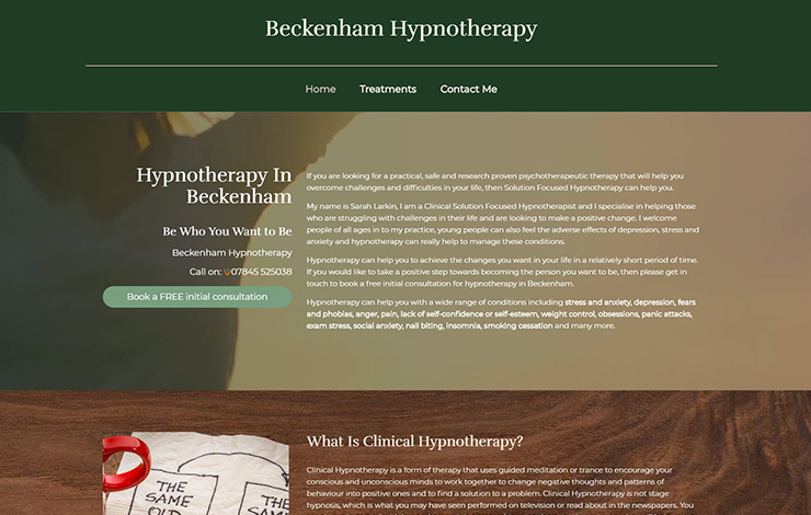 Hypnotherapy in Beckenham