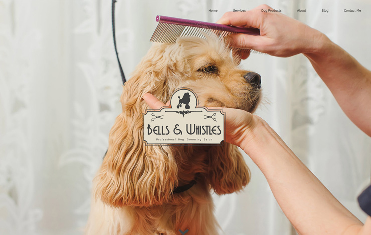 Website Design for Professional Dog Groomer In Maidstone | Bells and Whistles