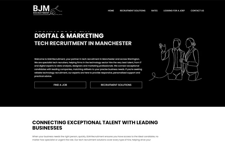 Website Design for Tech Recruitment in Manchester | Specialist IT & Digital Recruiters