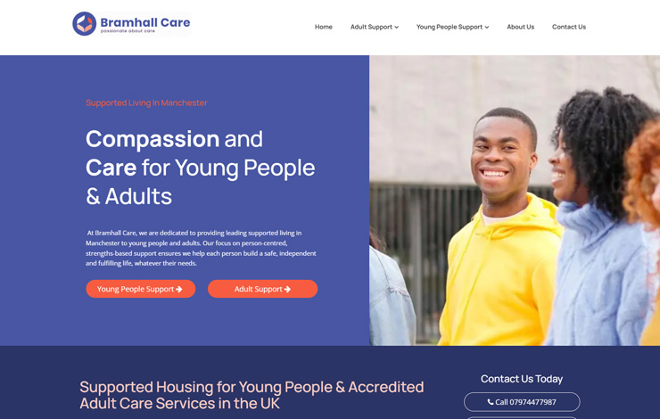Supported Living in Manchester | Bramhall Care for Young People & Adults