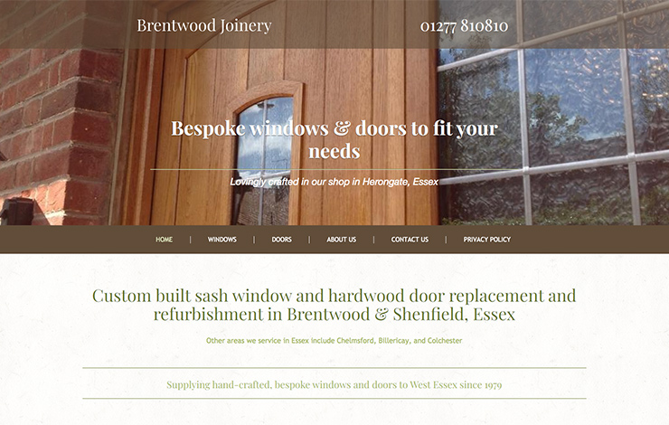 Wood window and door replacement in Brentwood