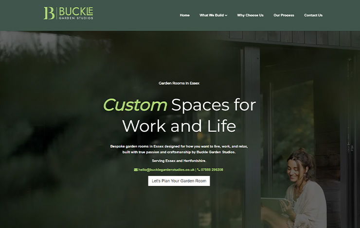 Bespoke Garden Rooms in Essex | Buckle Garden Studios