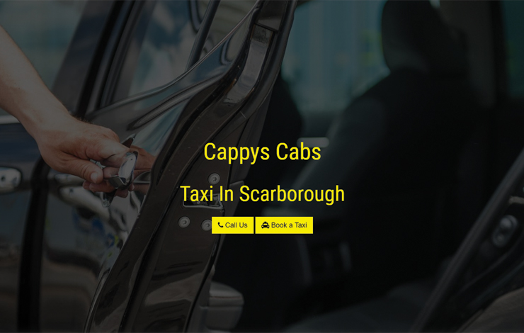 Website Design for Taxi in Scarborough | Cappys Cabs