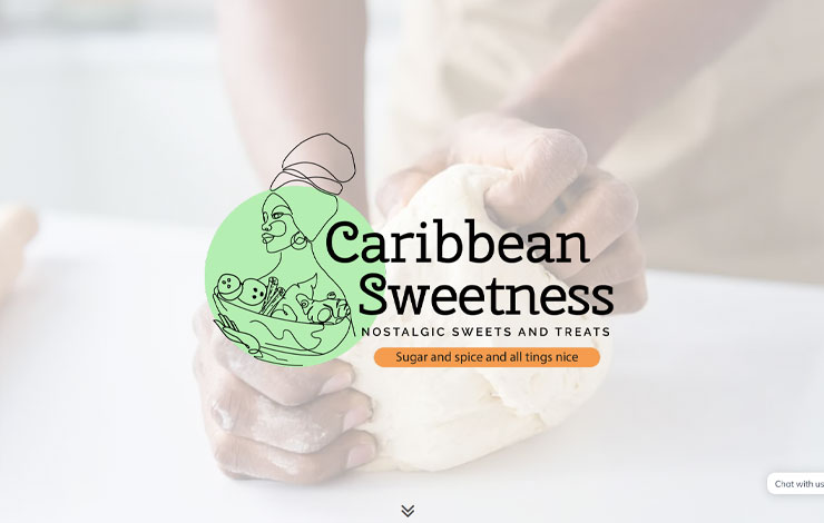 Website Design for Caribbean Snacks in Bedfordshire | Caribbean Sweetness