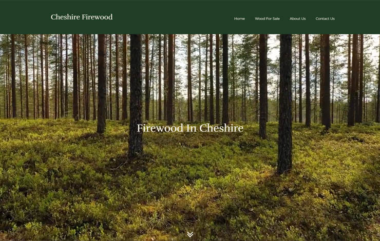Website Design for Firewood in Cheshire courtesy of Cheshire Firewood