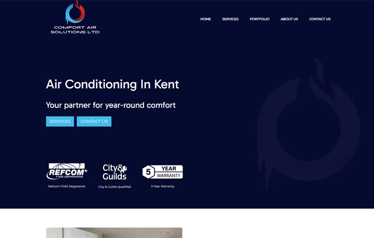 Air Conditioning in Kent | Comfort Air Solutions