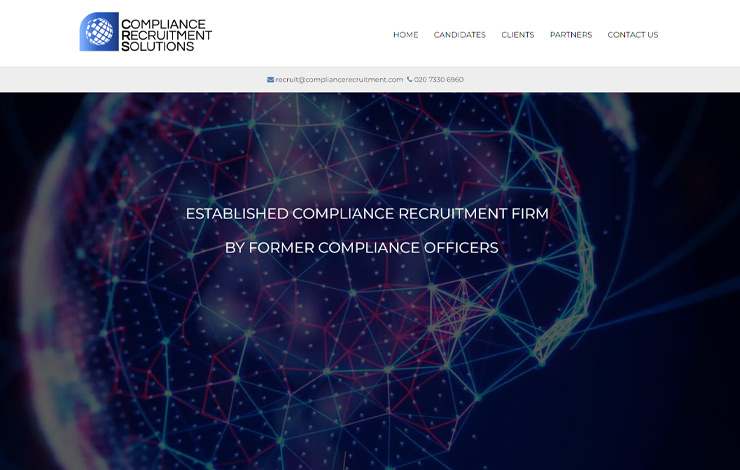 Website Design for Compliance Recruitment
