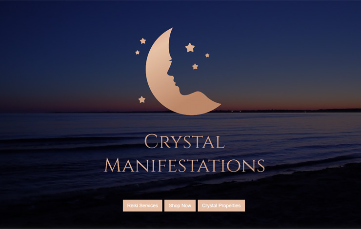 Website Design for Crystals for Sale in Caterham | Crystal Manifestations