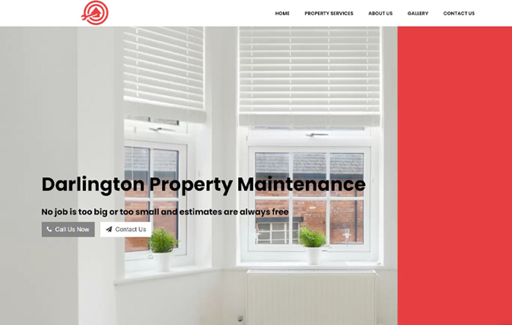 Website Design for Darlington Property Maintenance Limited