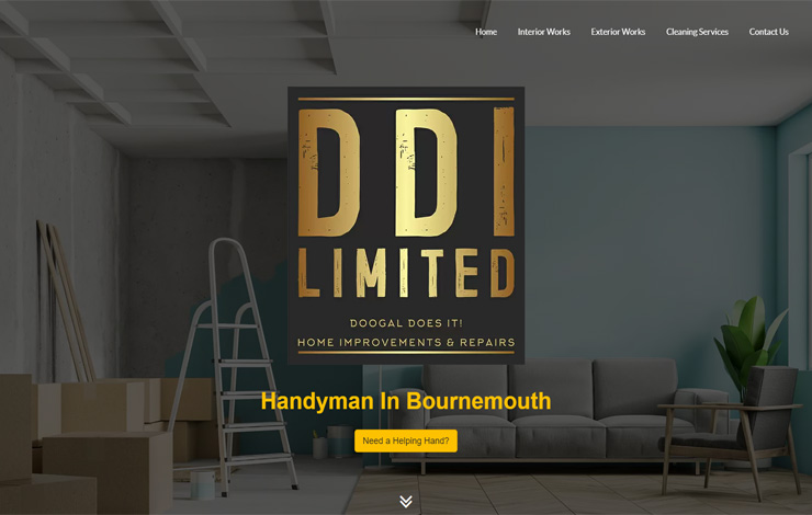 Website Design for Handyman in Bournemouth | Doogal Does It Ltd