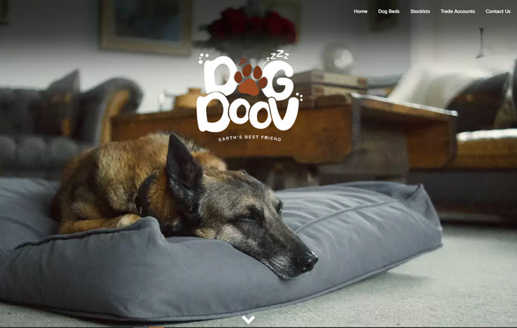 Website Design for DogDoov Dog Beds | Earth's Best Friend