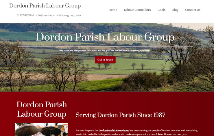 Dordon Parish Labour Group | Peter Morson