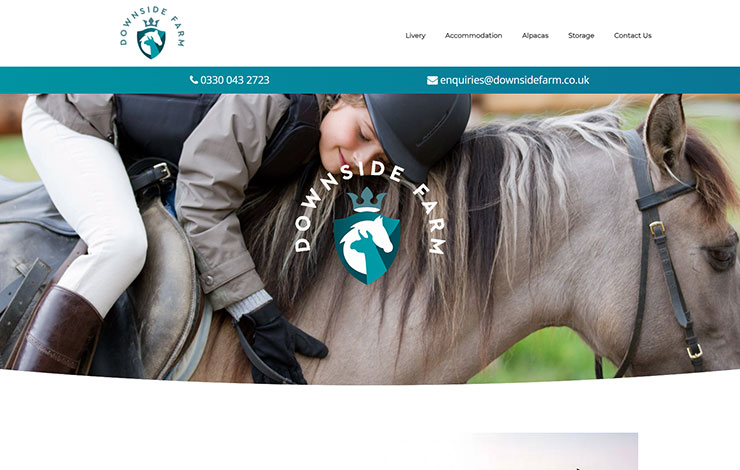 Website Design for Stables in Oxfordshire | Downside Farm