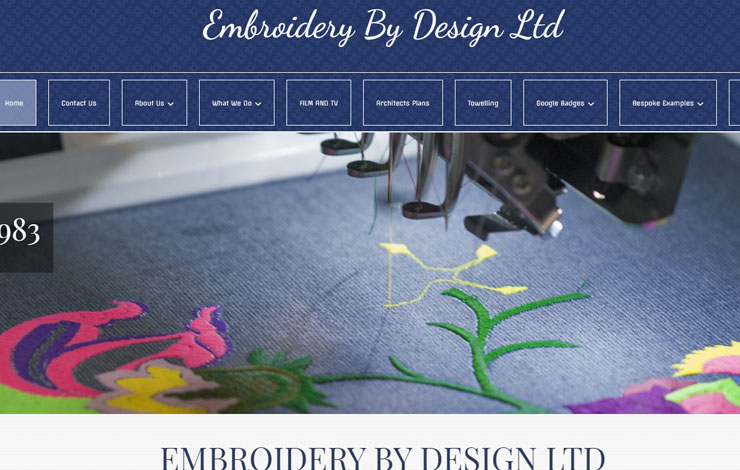 Extra large embroidery in Perivale and West London Extra large embroidery in Perivale and West London