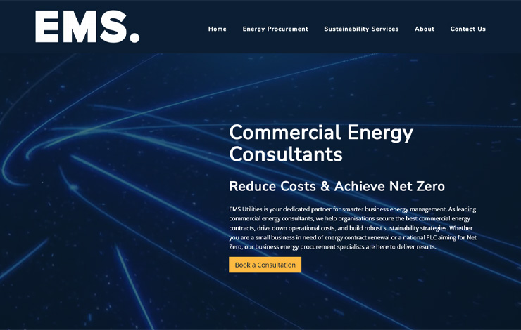 Website Design for EMS | Global Energy Consultants