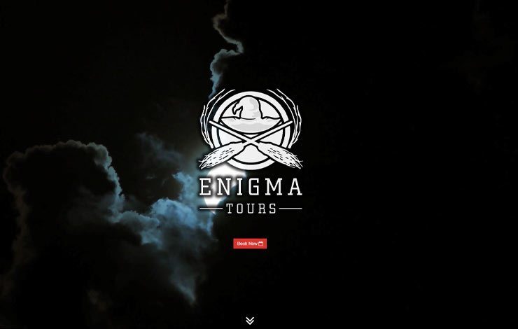 Website Design for Ghost Tours in Brighton | Enigma Tours 