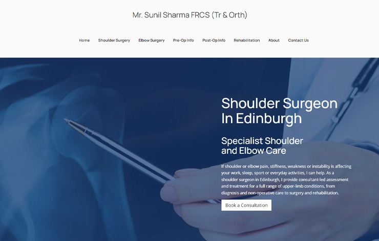 Shoulder Surgeon in Edinburgh | Fife Shoulder Surgery