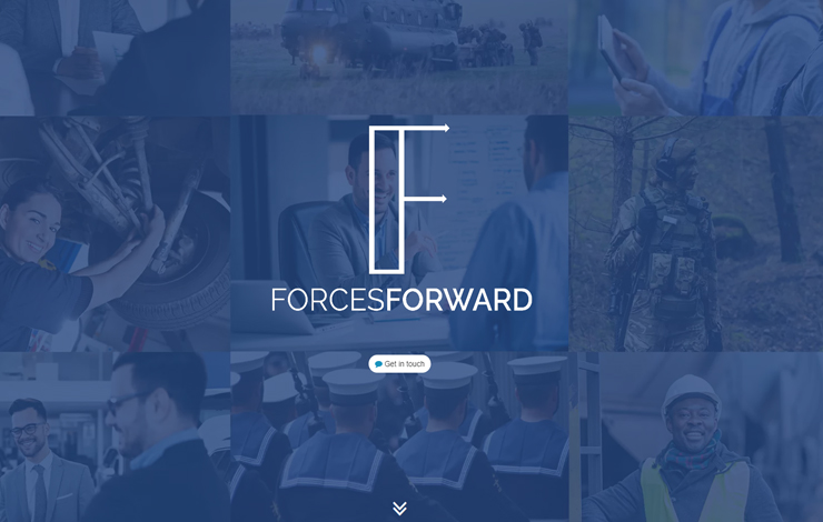Website Design for Ex Forces career mentorship | Forces Forward