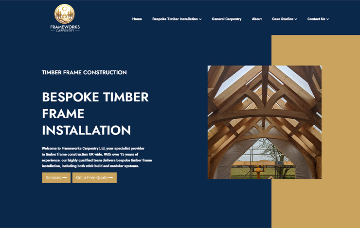 Bespoke Timber Frame Construction Services | Frameworks Carpentry Ltd