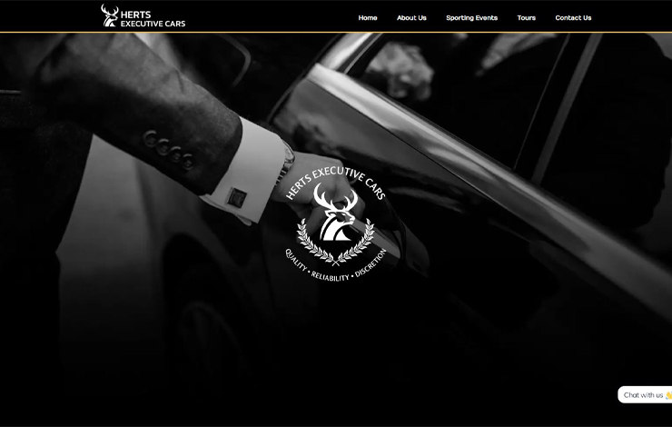 Website Design for Executive Chauffeur Based in Hatfield | Herts Executive Cars