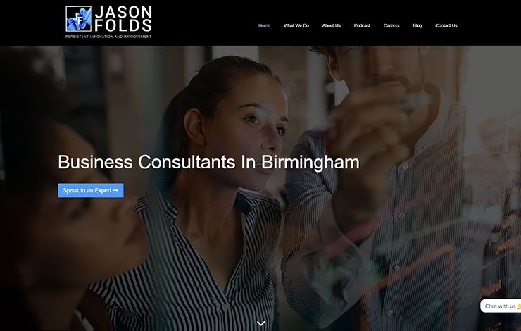 Website Design for  Business consultants in Birmingham | Jason Folds Group Ltd