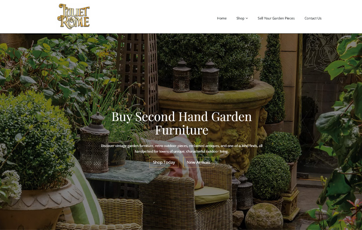 Buy Vintage Garden Furniture | Juliet Rome