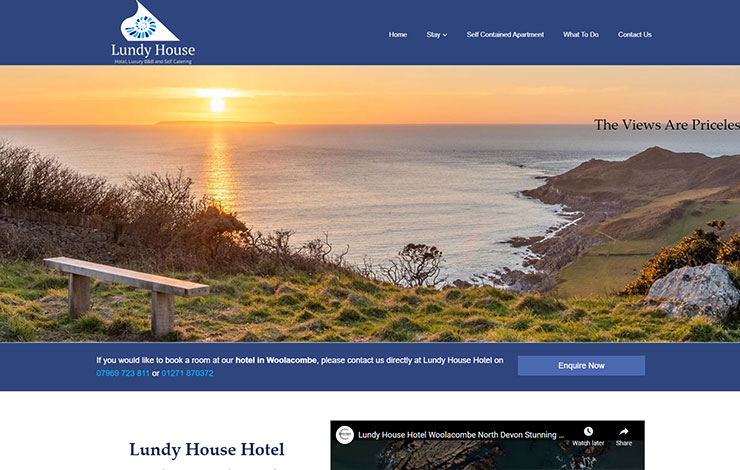 Lundy House Hotel in Woolacombe, Devon