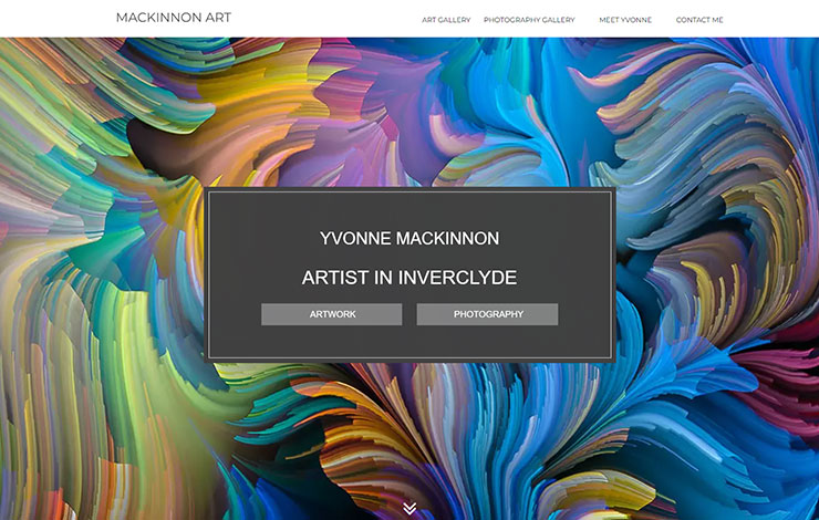 Website Design for Artist in Inverclyde | MacKinnon Art