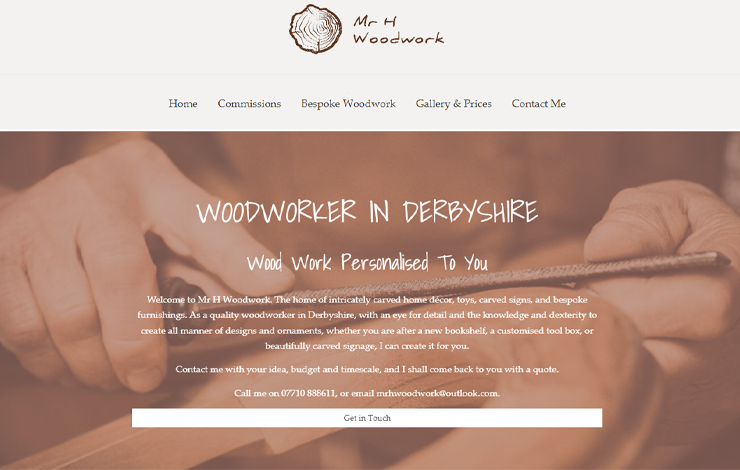 Woodworker in Derbyshire | Mr H Woodwork