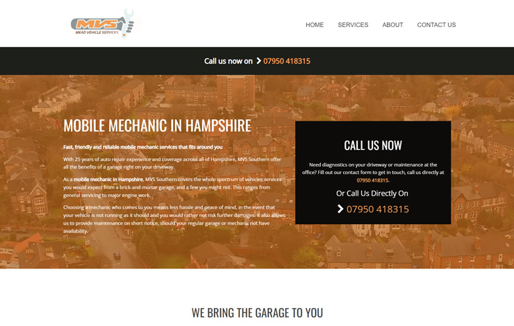 Mobile Mechanic in Hampshire | MVS Southern