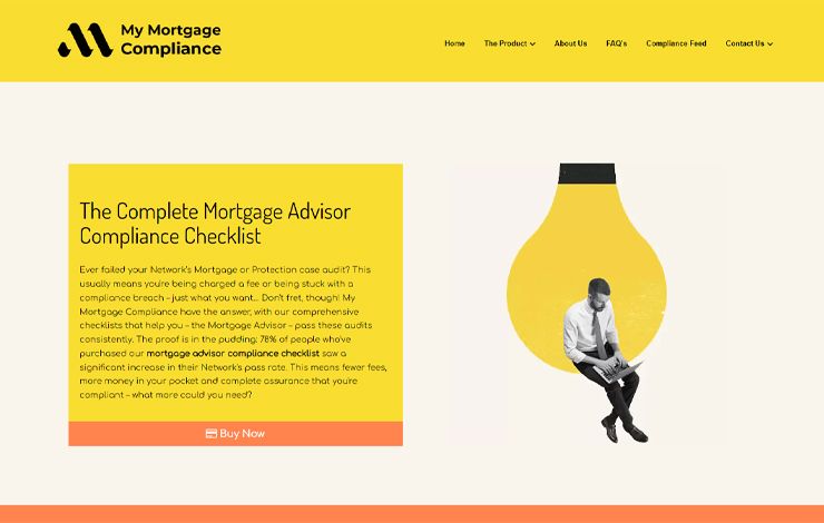 Website Design for Mortgage Advisor Compliance Checklist | My Mortgage Compliance