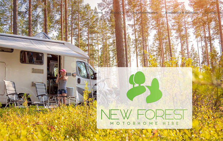 Website Design for New Forest Motorhome Hire