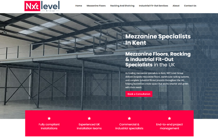 Mezzanine Specialists in Kent | NXT Level Group