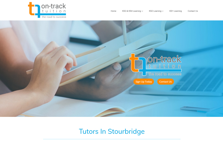 Website Design for Tutors in Stourbridge | On-Track Tuition