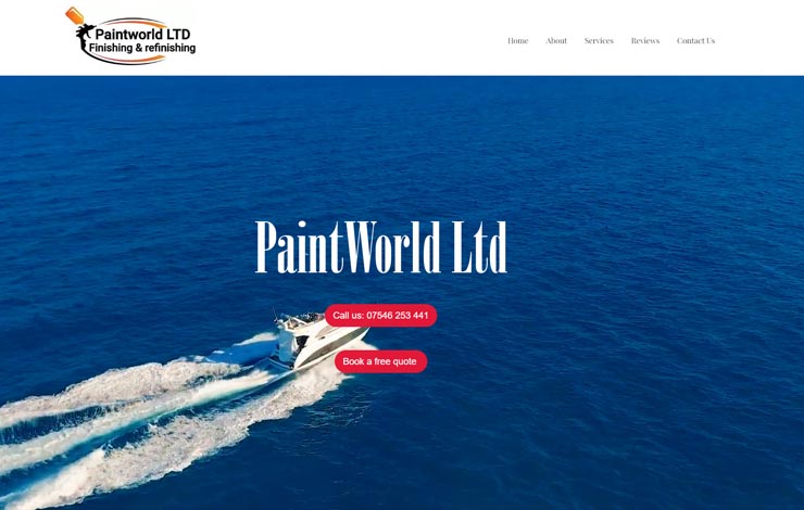 Website Design for Boat Restoration in Southampton