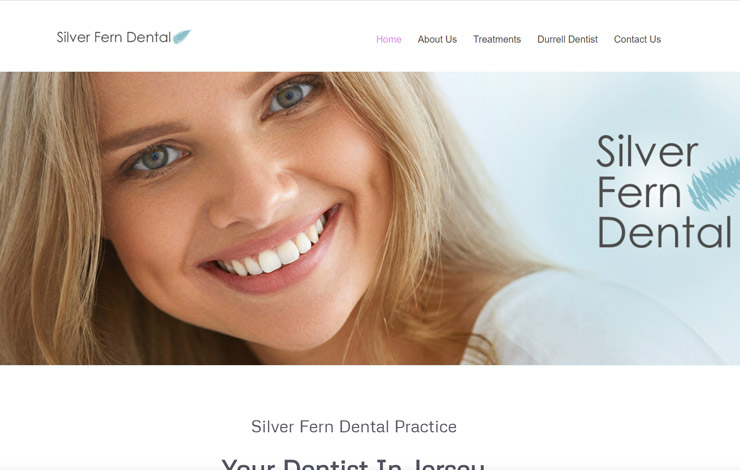 Website Design for Silver Fern Dental | Dentist in Jersey