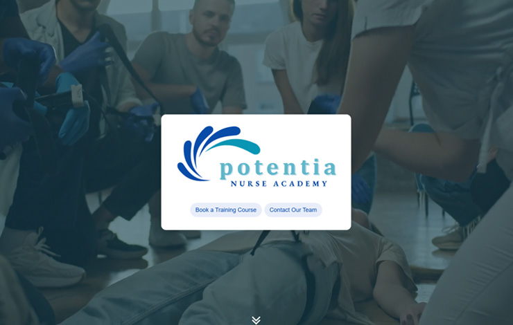 Website Design for Health & Social Care Training Essex | Potentia Academy