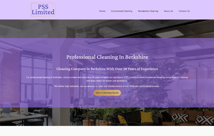 Professional Cleaning in Berkshire | PSS Limited