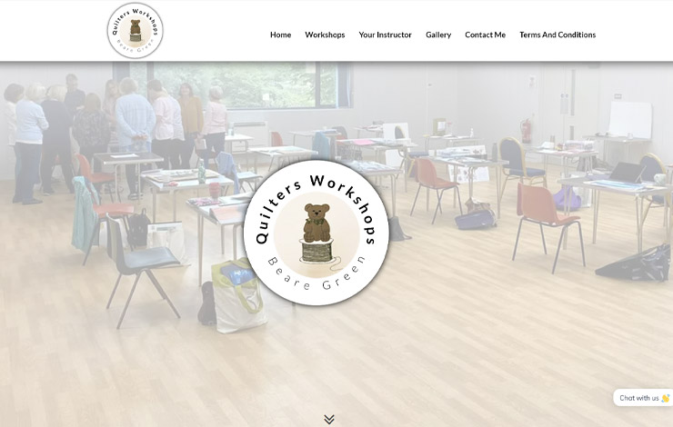 Website Design for Quilter’s Workshops | Beare Green, Dorking
