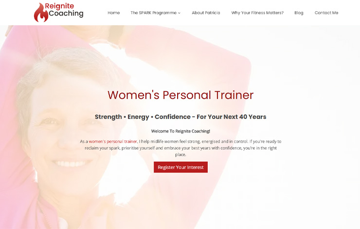 Website Design for Womens Personal Trainer | Reignite Coaching