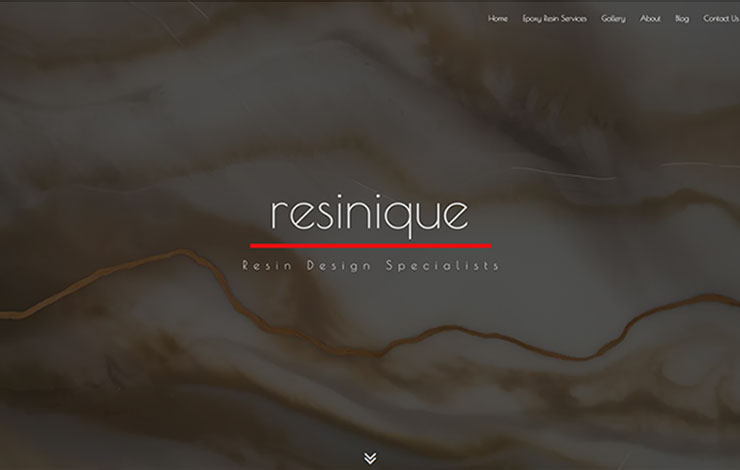 Website Design for Epoxy Resin Flooring Essex | Resinique