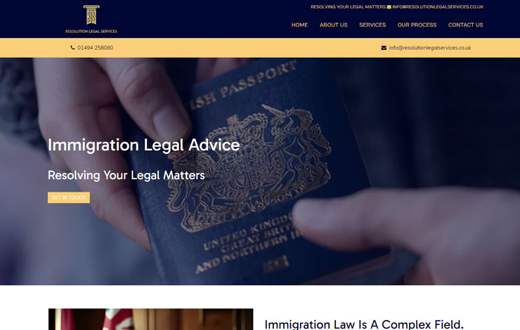 Immigration legal advice | Resolution Legal Services